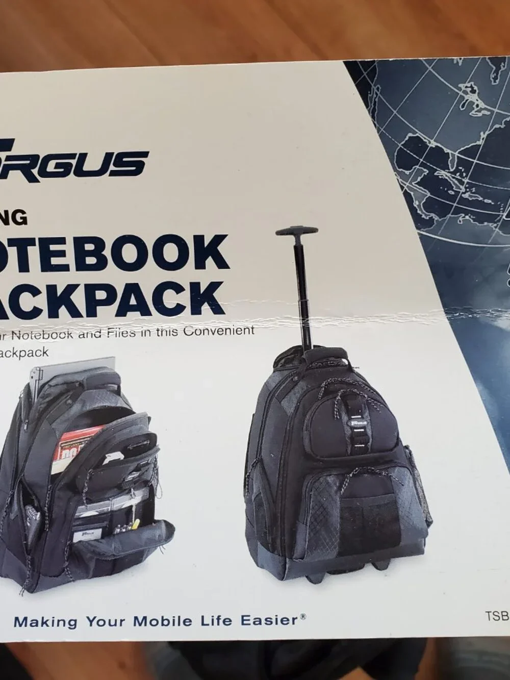 Targus Rolling Notebook Backpack TSB700-02, Black 15